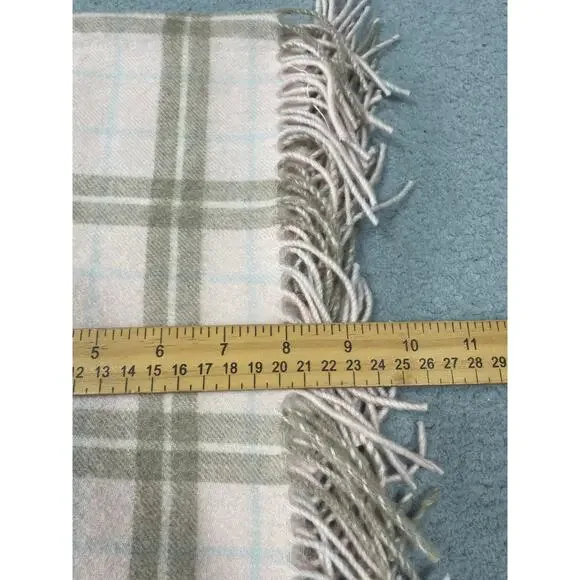 Pure Cashmere Pink Plaid Scarf - Picture 4 of 7